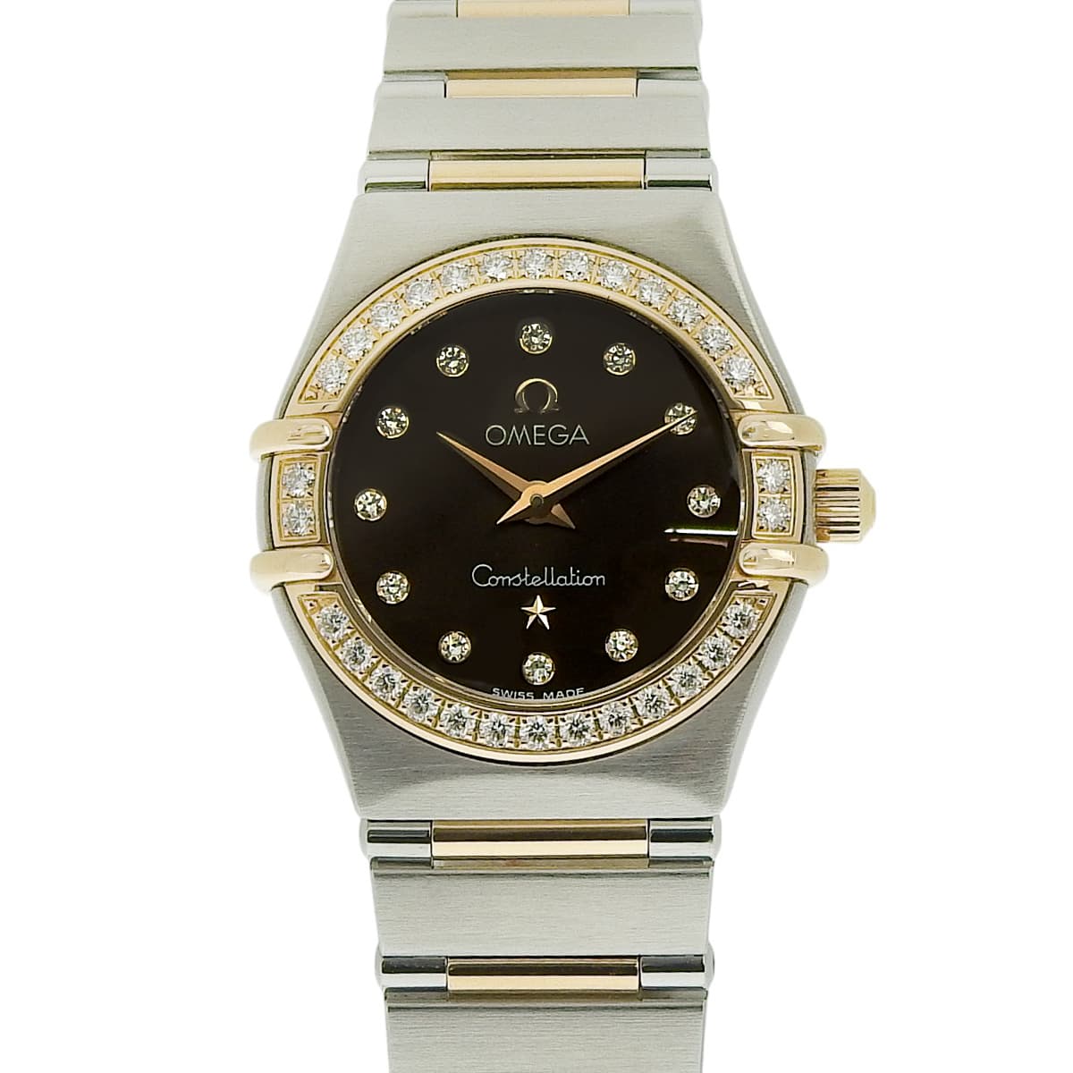 Constellation 1360.60.00 PG/SS 镶钻石英女表