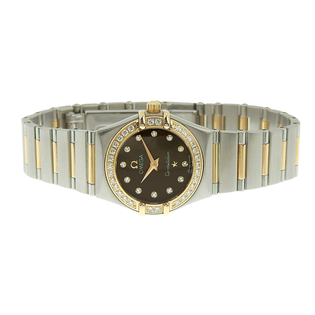 Constellation 1360.60.00 PG/SS 镶钻石英女表