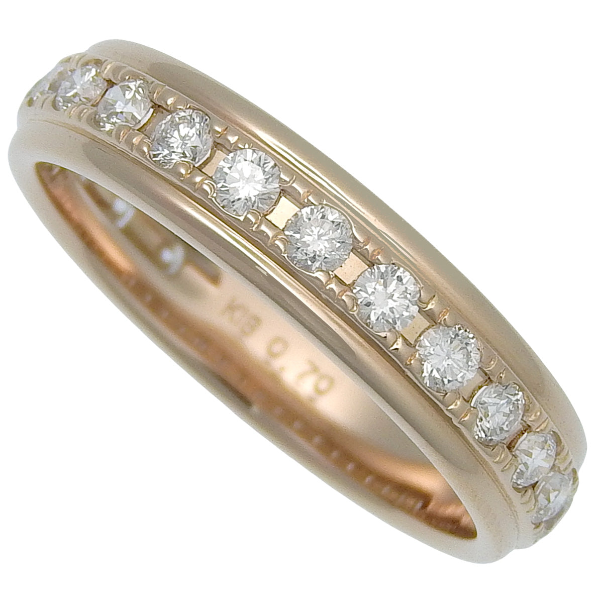 Diamond full eternity ring D0.70 pink gold K18PG