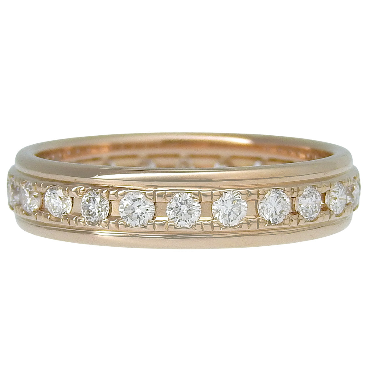 ダイヤモンド フルエタニティリング D0.70 ピンクゴールド K18PG