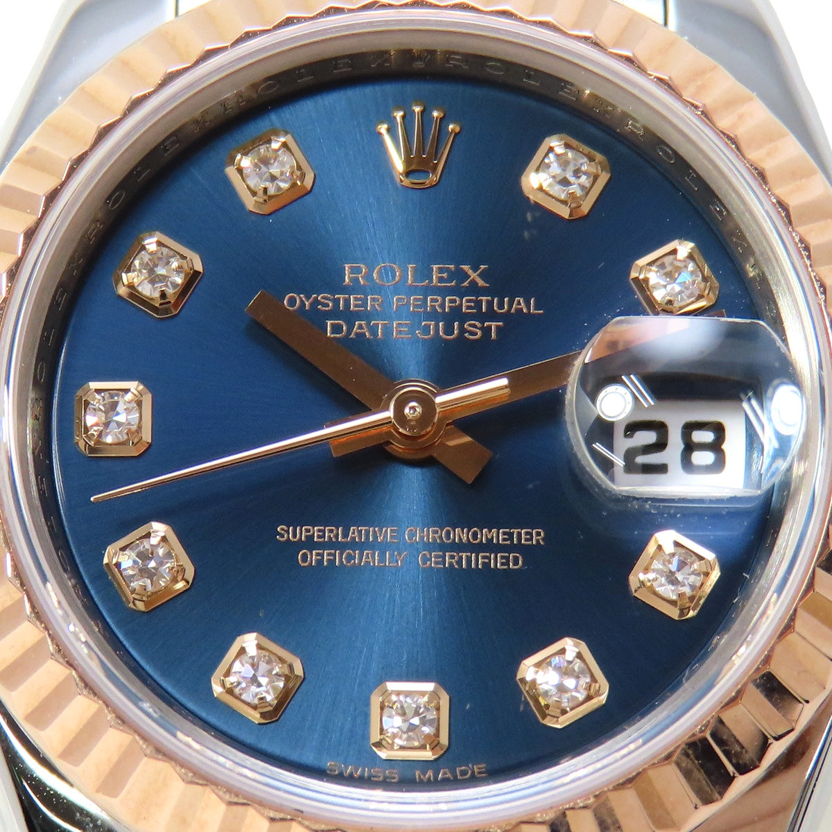 Datejust 179171G PG/SS D 蓝色 10PD 自动上链女表