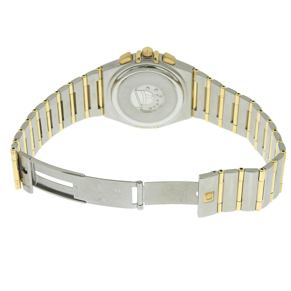 コンステレーション 1242.30.00 YG/SS ホワイト クオーツ メンズ