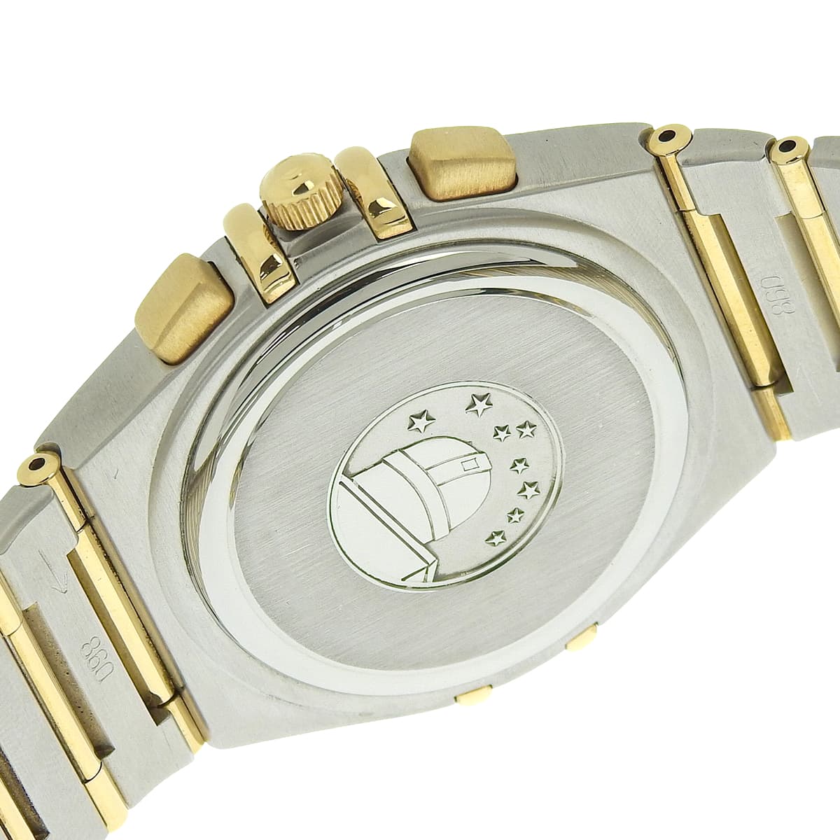 コンステレーション 1242.30.00 YG/SS ホワイト クオーツ メンズ