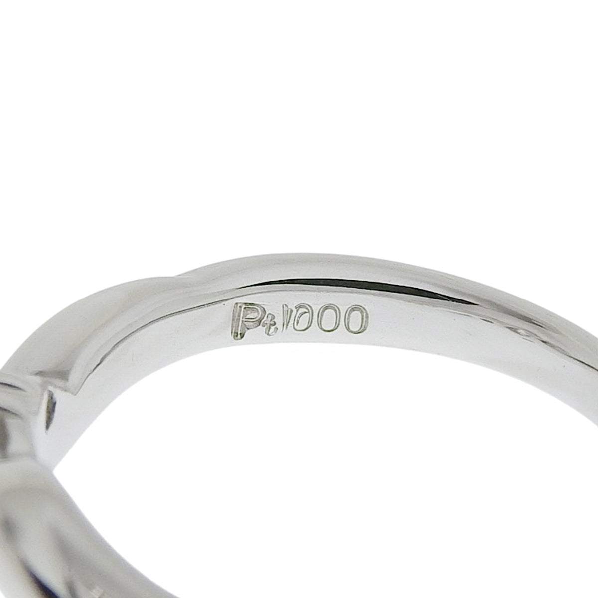 Diamond and aquamarine ring D0.261/AQ0.05 in platinum Pt1000, 4.5g