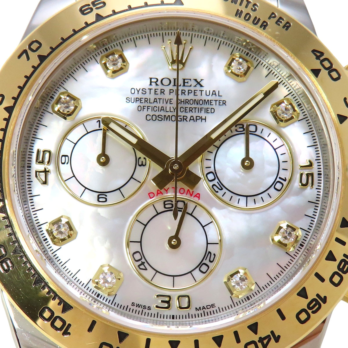 Daytona 116503NG YG/SS 随机数字 白色表盘 8PD 男士腕表