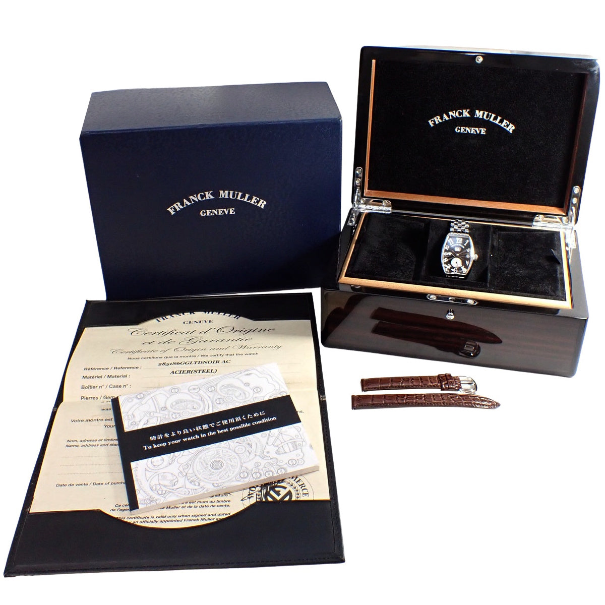 トノウ カーベックス グランギシェ 2851S6GGLTDNOIR AC SS ブラック 自動巻き メンズ