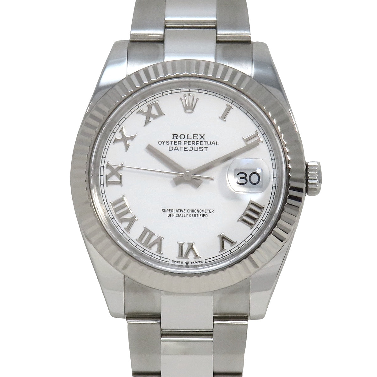 Datejust 41 126334 White Gold/Stainless Steel Random Number White Roman Numeral Automatic Men's