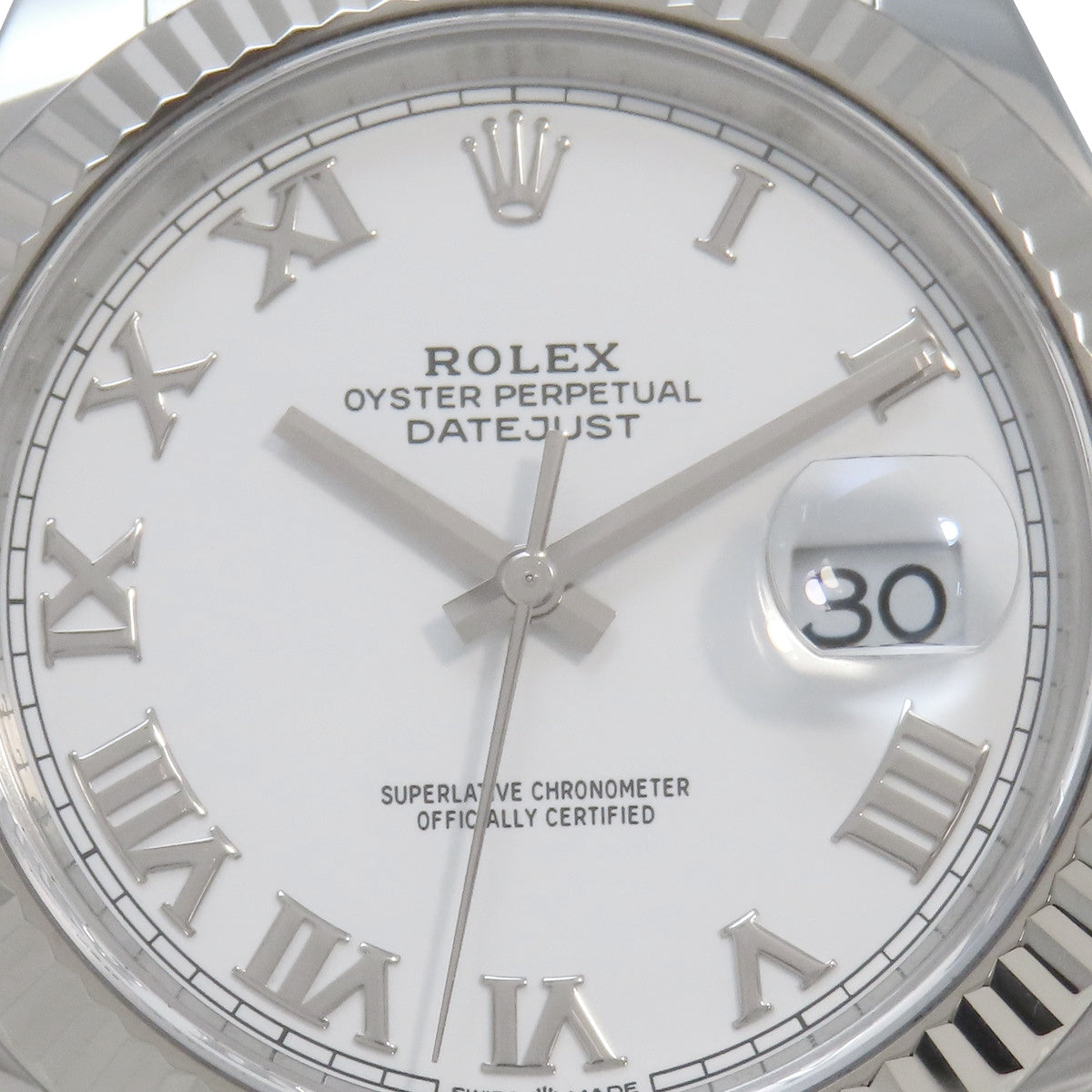 Datejust 41 126334 White Gold/Stainless Steel Random Number White Roman Numeral Automatic Men's