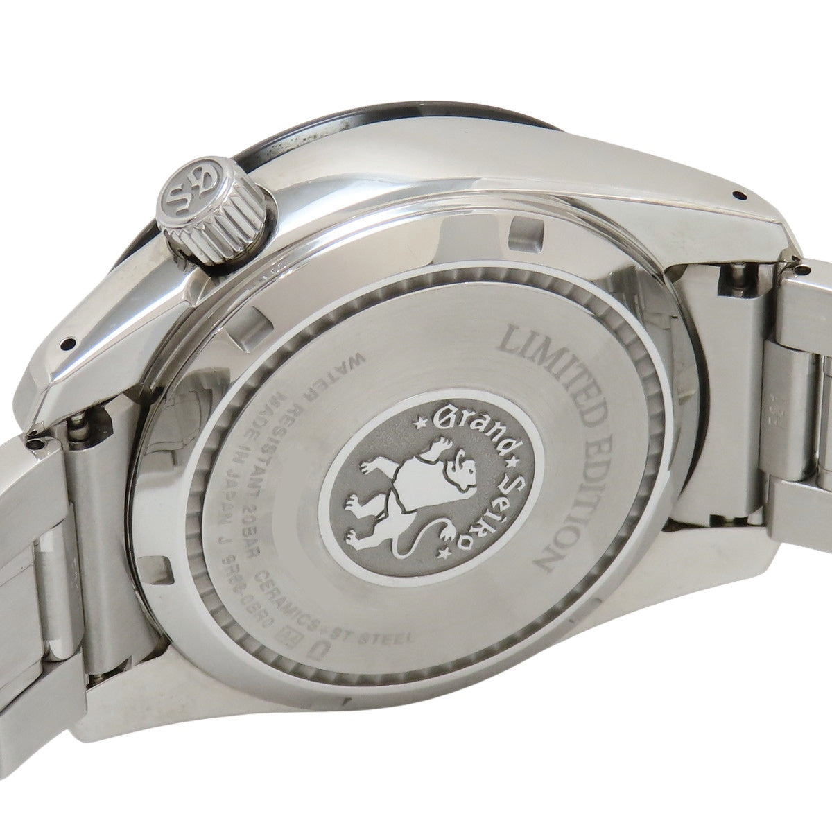 Caliber 9R 20th Anniversary Limited Edition Model SBGE305 Stainless Steel Red Spring Drive Men's