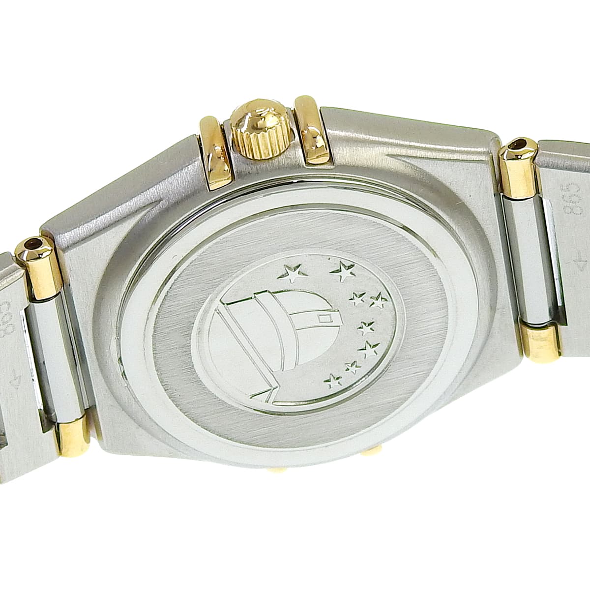 コンステレーション 1362.70.00 YG/SS ホワイトシェル文字盤 ホワイト クオーツ レディース