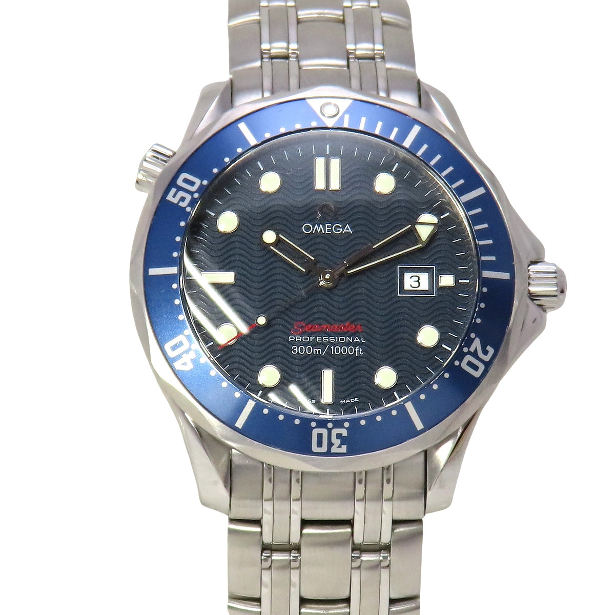 Seamaster 300 2221.80 SS Blue Quartz Men's