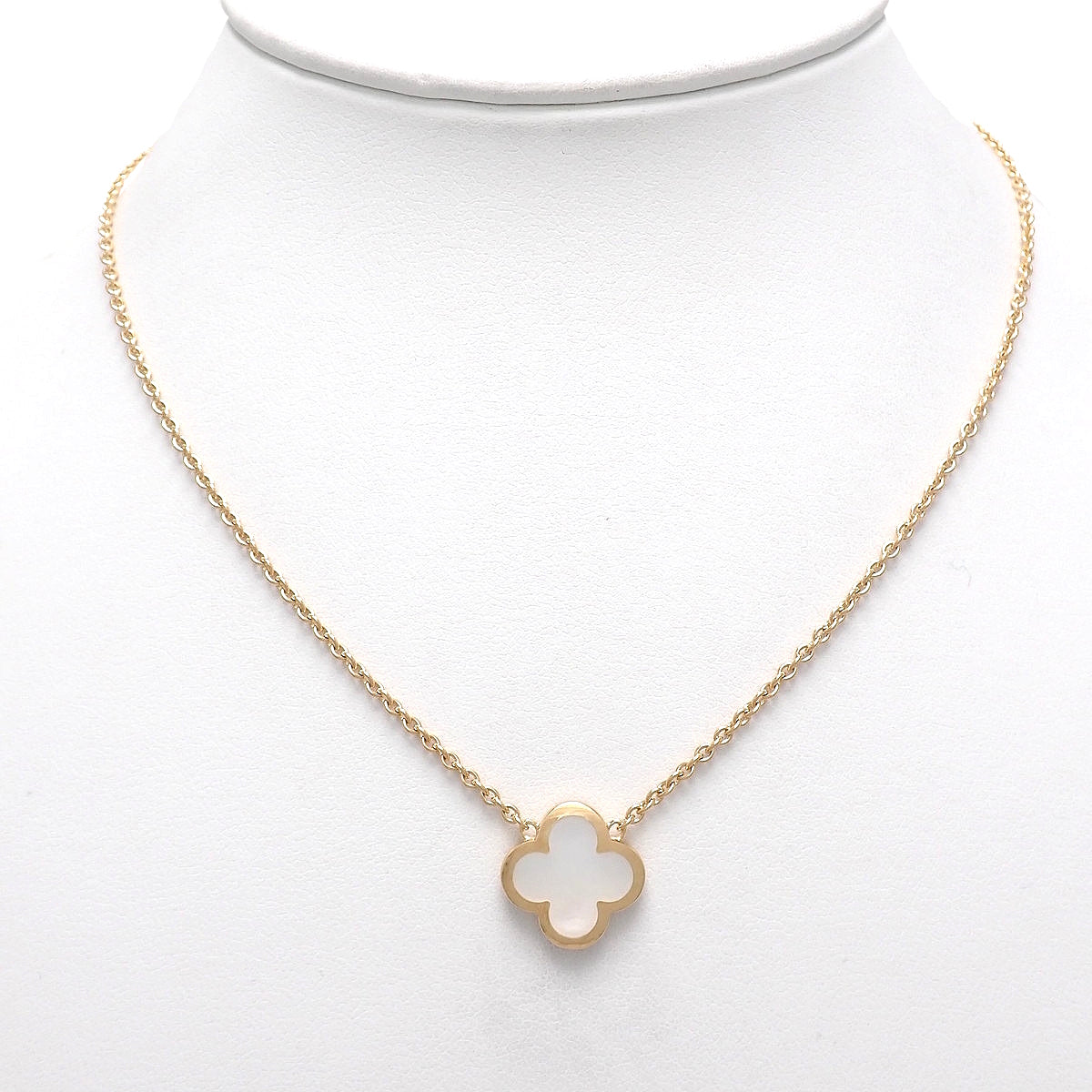 ピュア アルハンブラ ペンダント マザーオブパール イエローゴールド K18YG 8.1g