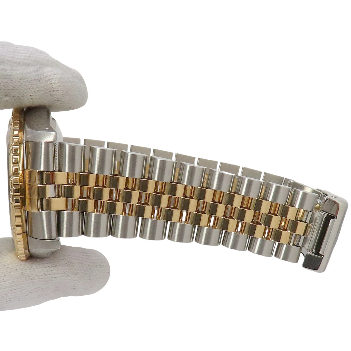 Datejust Thunderbird 16263G YG/SS X-number 10P Diamond Dial Gray Computer Automatic Men's