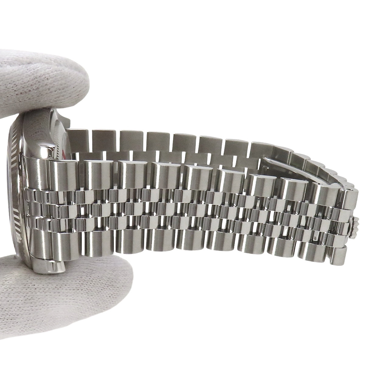 Datejust 116234 White Gold/Stainless Steel M-Serial Computer Dial Black Automatic Men's