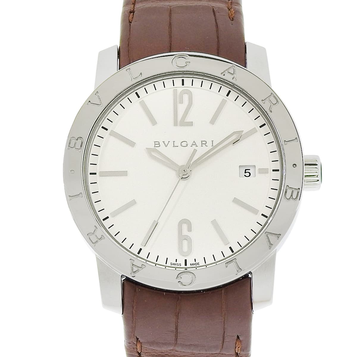 Bvlgari Bvlgari Solotempo BB39WSLD SS Silver Automatic Men's Watch