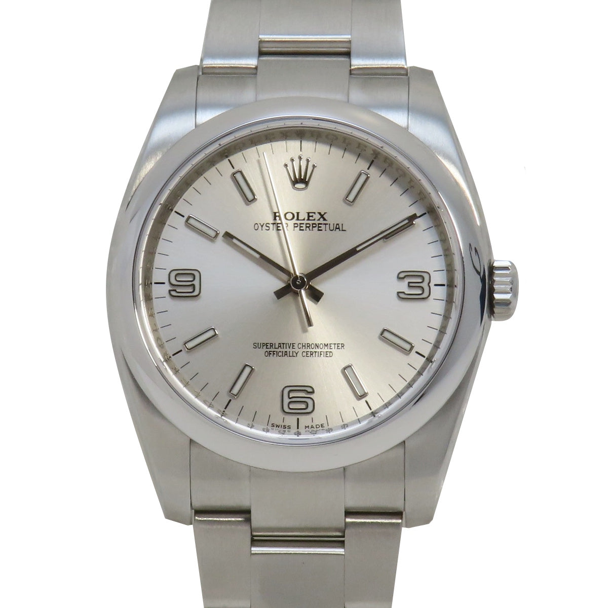 オイスターパーペチュアル 116000 SS G番 シルバー 自動巻き メンズ