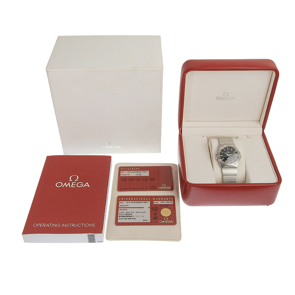 コンステレーション 123.10.35.60.01.001 SS ブラック クオーツ メンズ