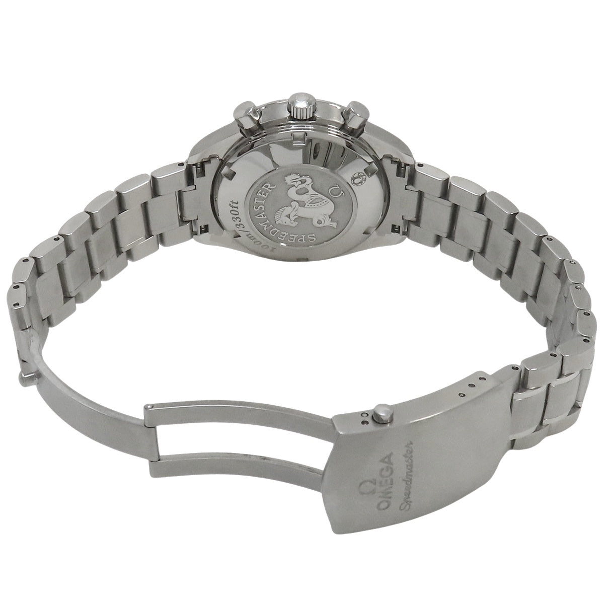 Speedmaster Date 323.10.40.40.02.001 SS Off-White Automatic Men's Watch