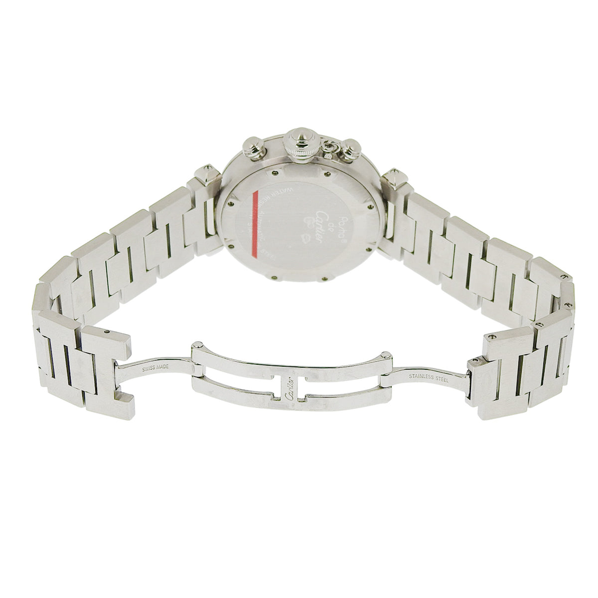 Pasha C 计时码表 W31048M7 不锈钢银色自动男士腕表