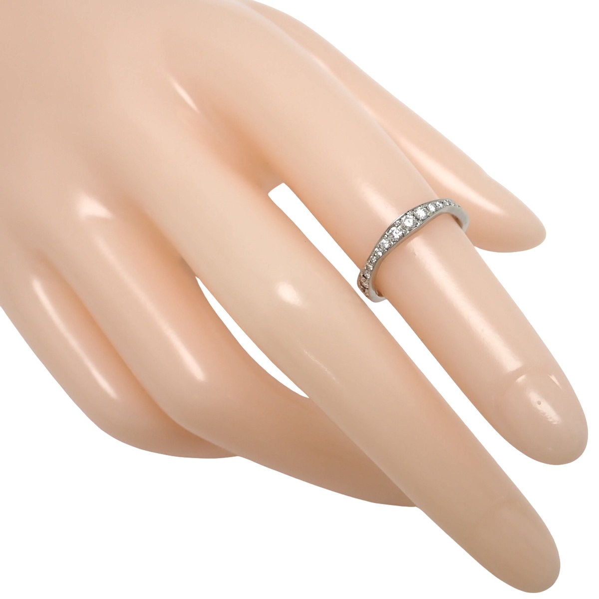 パヴェウェーブ・バンドリング ダイヤモンド プラチナ Pt950 2.5g