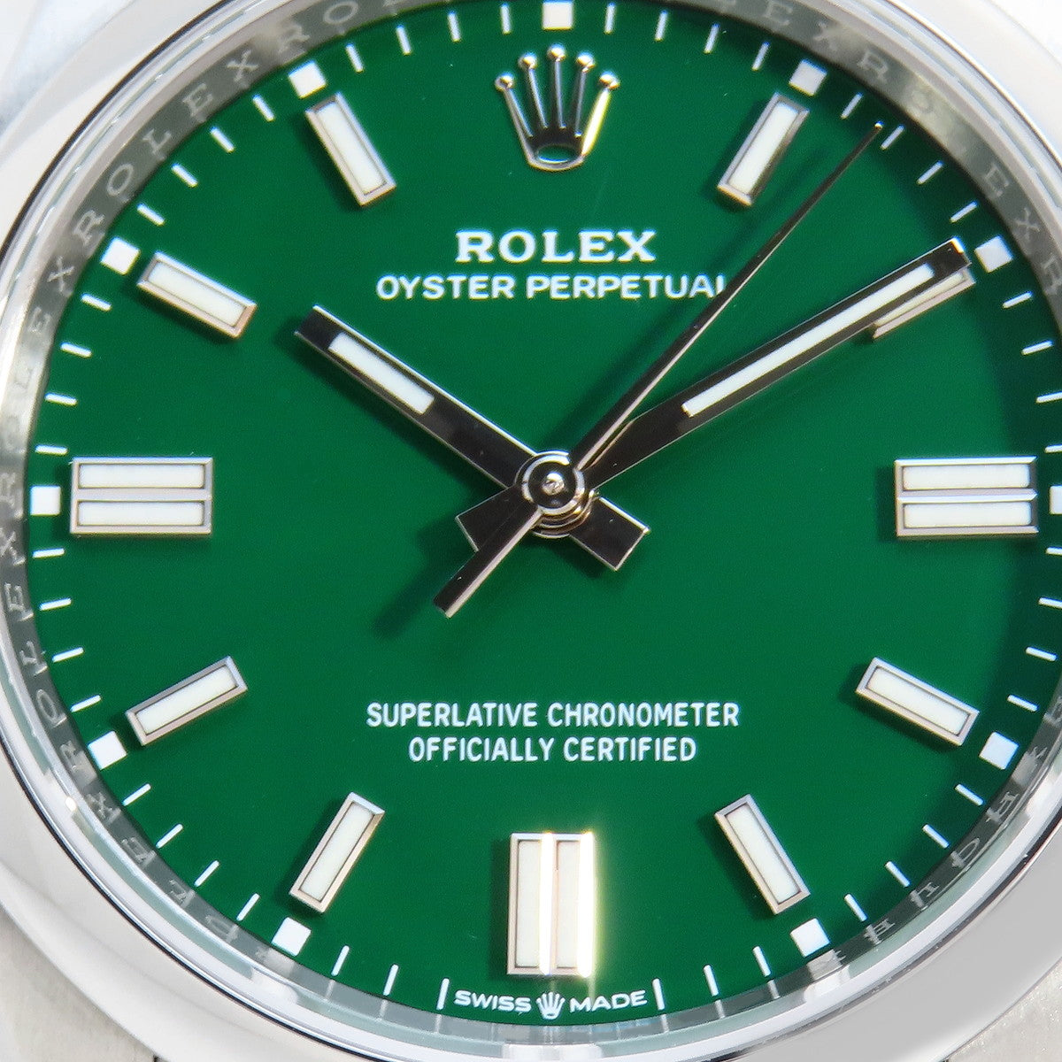 オイスターパーペチュアル36 126000 SS ランダム番 グリーン 自動巻き メンズ
