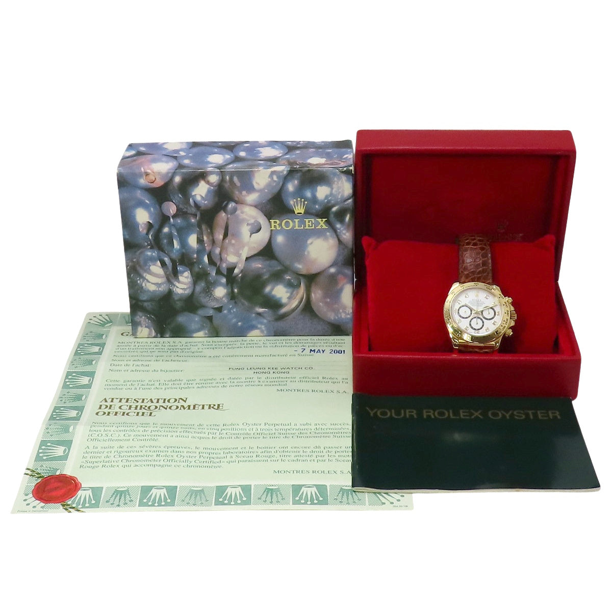 デイトナ 16518G YG/革 S番 8PD 自動巻き メンズ