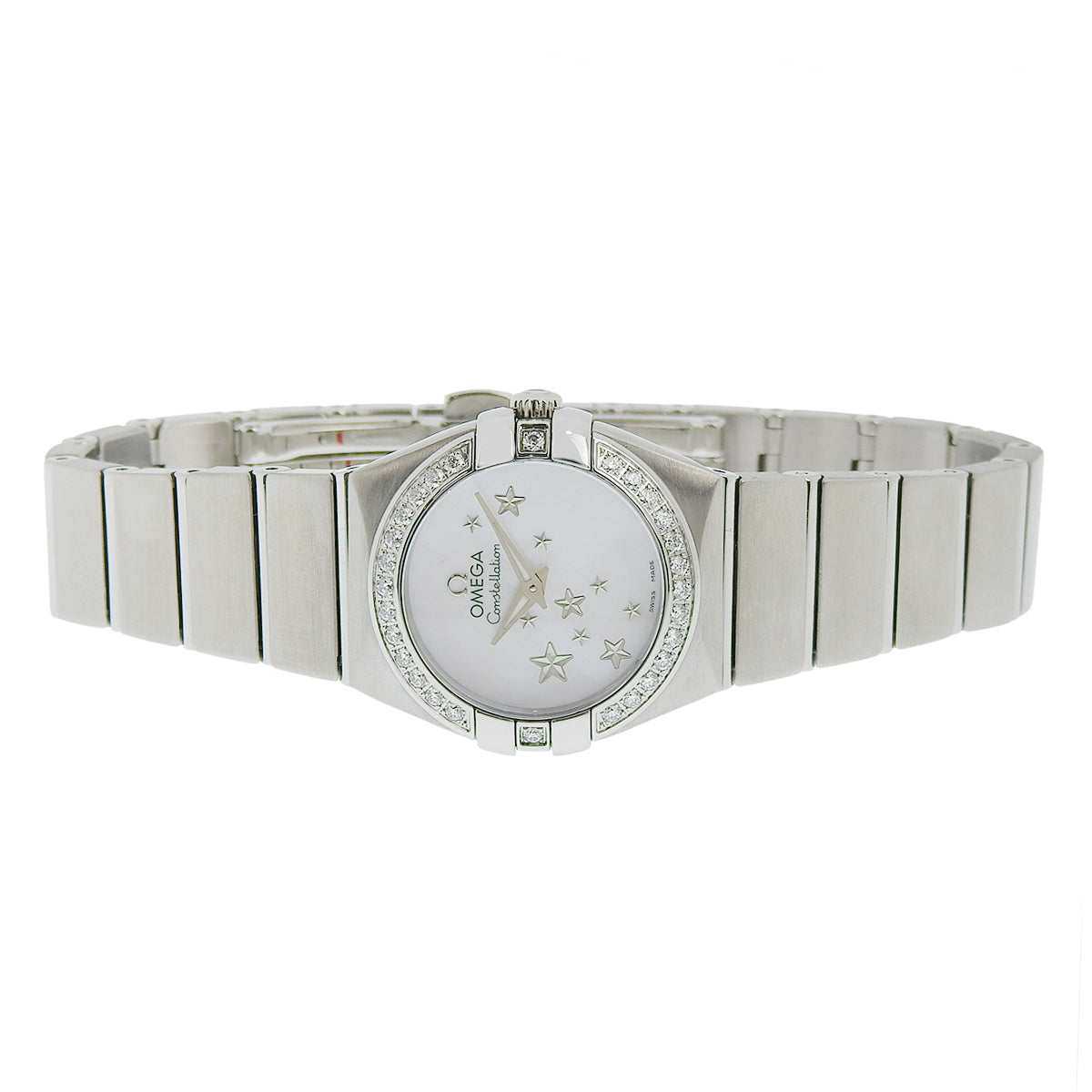 Constellation 123.15.24.60.05.003 SS 表壳表盘表圈镶钻石英女表