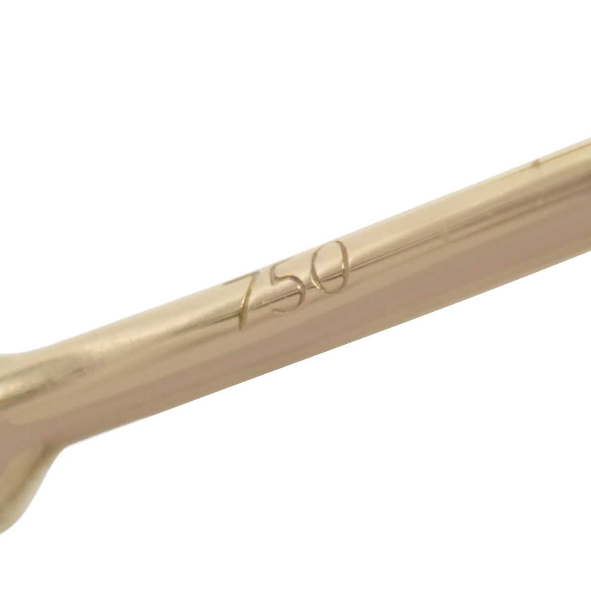 ア ファイン バランス ピアス アコヤパール イエローゴールド K18YG 5.2g