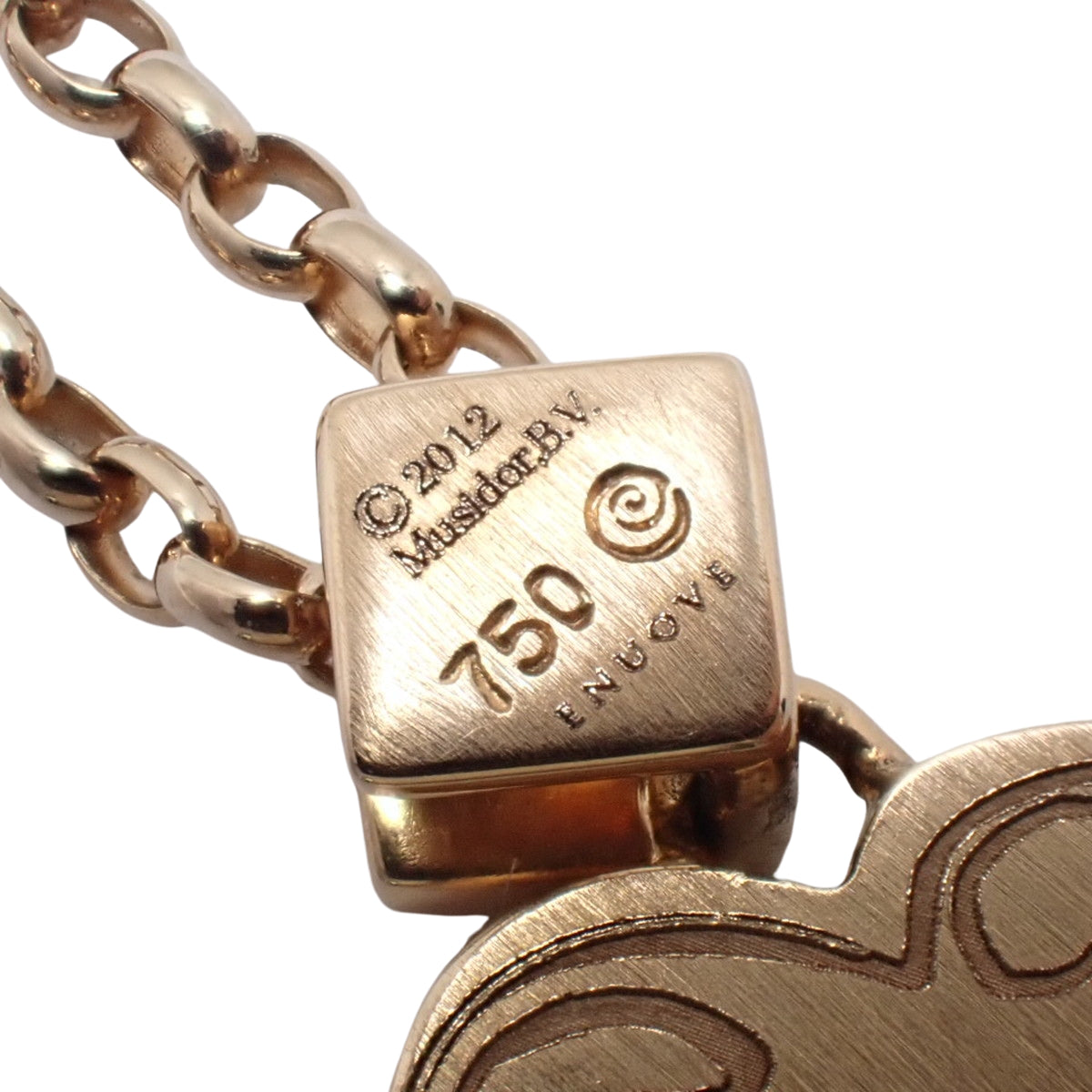 ENUOVE ザ･ローリング･ストーンズ ネックレス ピンクゴールド K18PG 13.4g