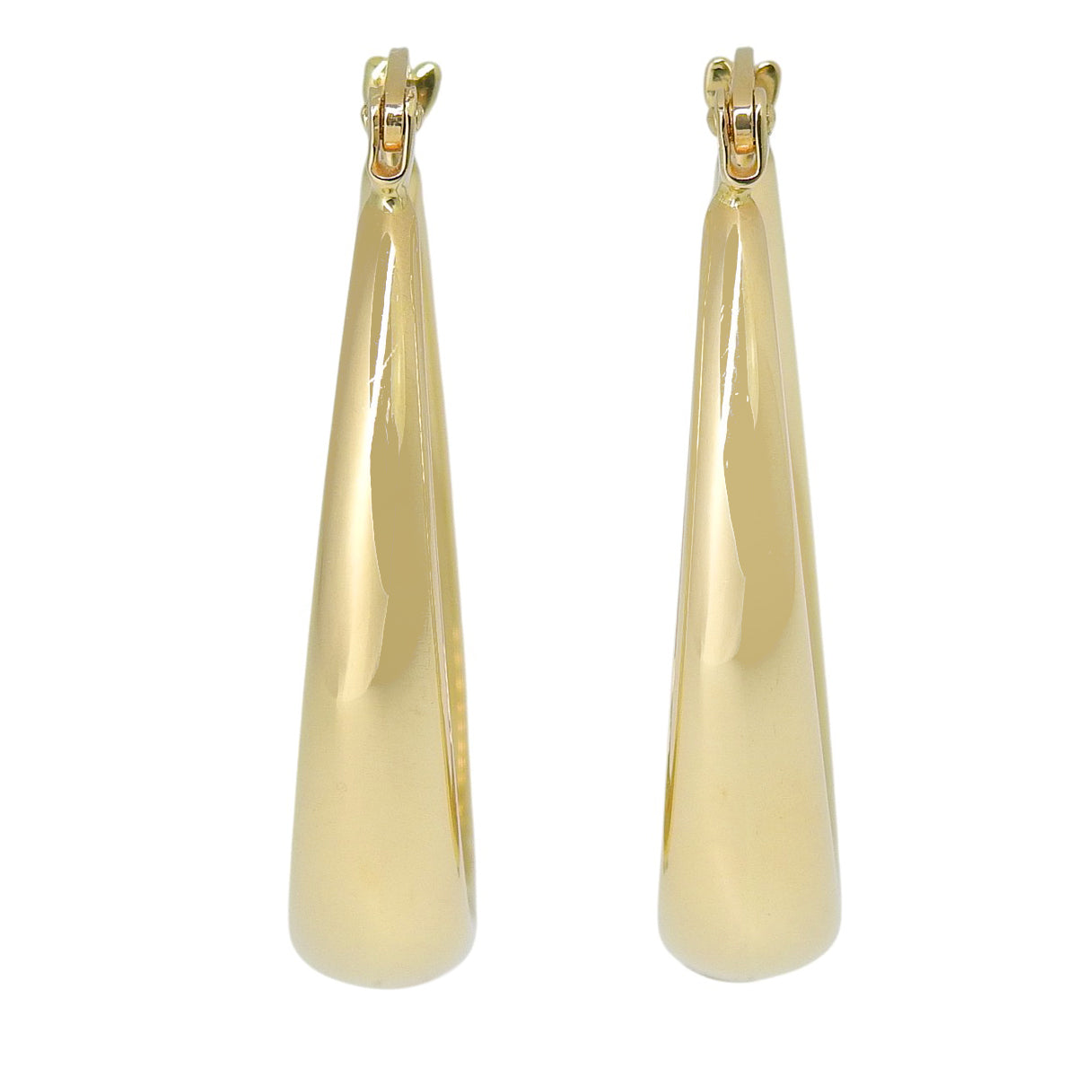 フープピアス イエローゴールド K18YG 3.3g