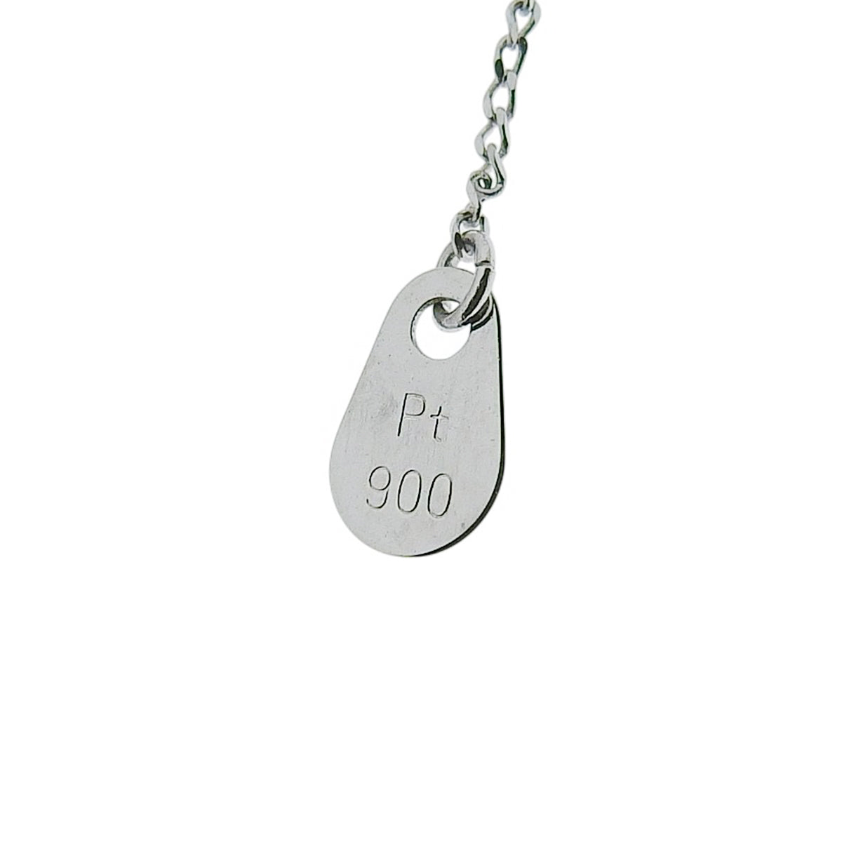 ピンクサファイア ダイヤモンド ネックレス PS1.095/D0.72 プラチナ Pt900 Pt950 3.2g