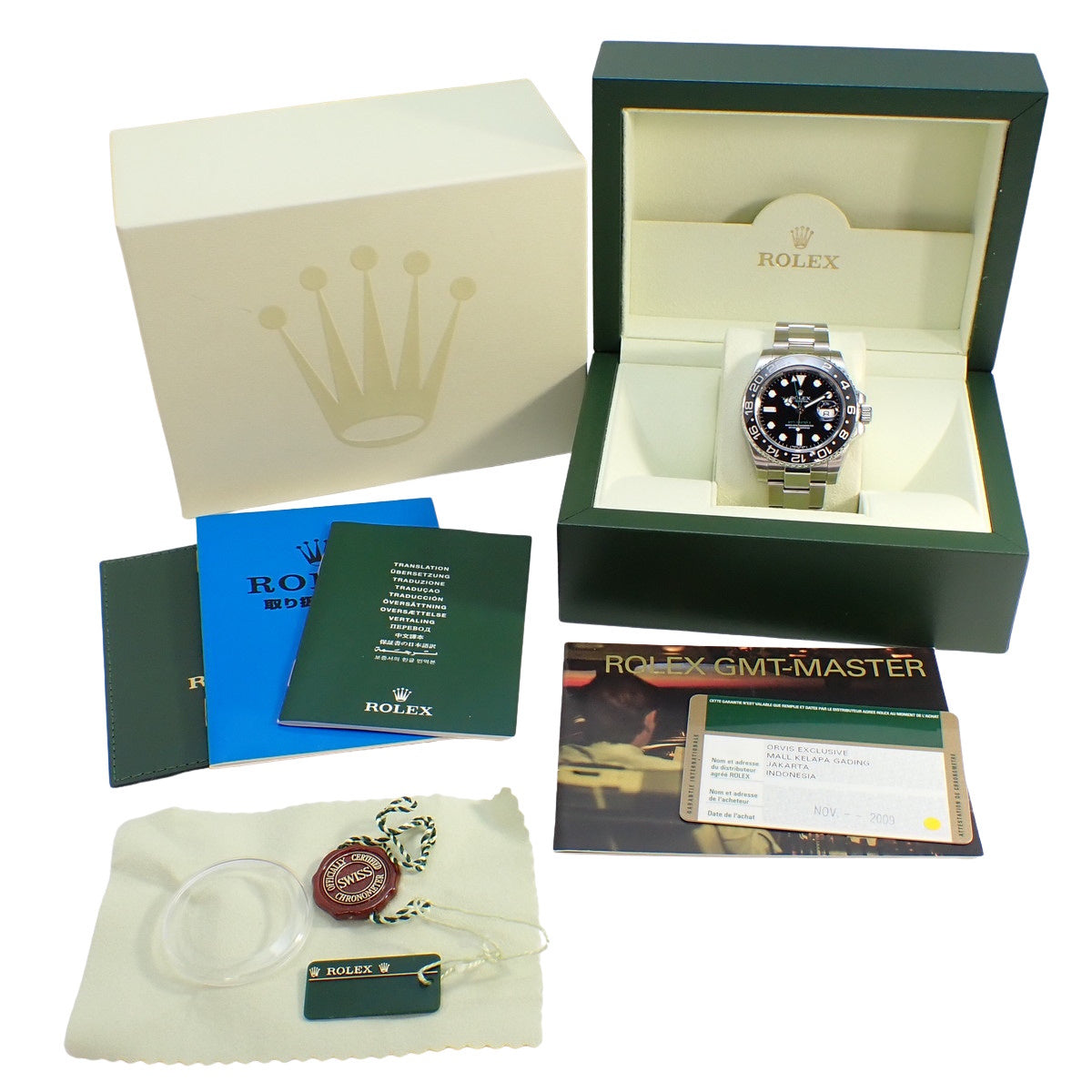 GMTマスター2 116710LN SS V番 ブラック 自動巻き メンズ