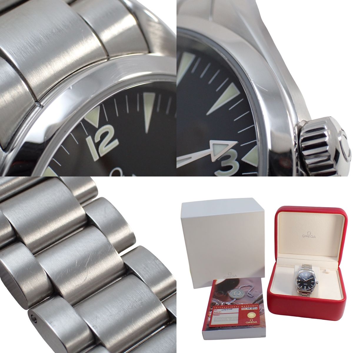 シーマスター アクアテラ レイルマスター 2503.52 SS ブラック 自動巻き メンズ