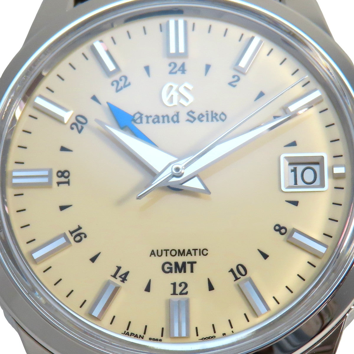 Elegance Collection SBGM221 SS/Leather Ivory Automatic Men's Watch