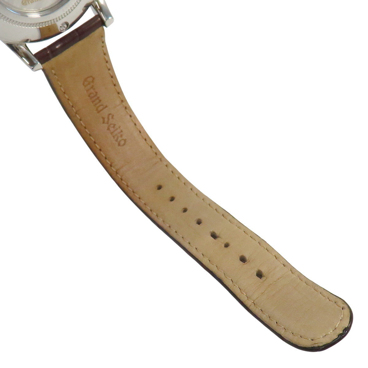 Elegance Collection SBGM221 SS/Leather Ivory Automatic Men's Watch
