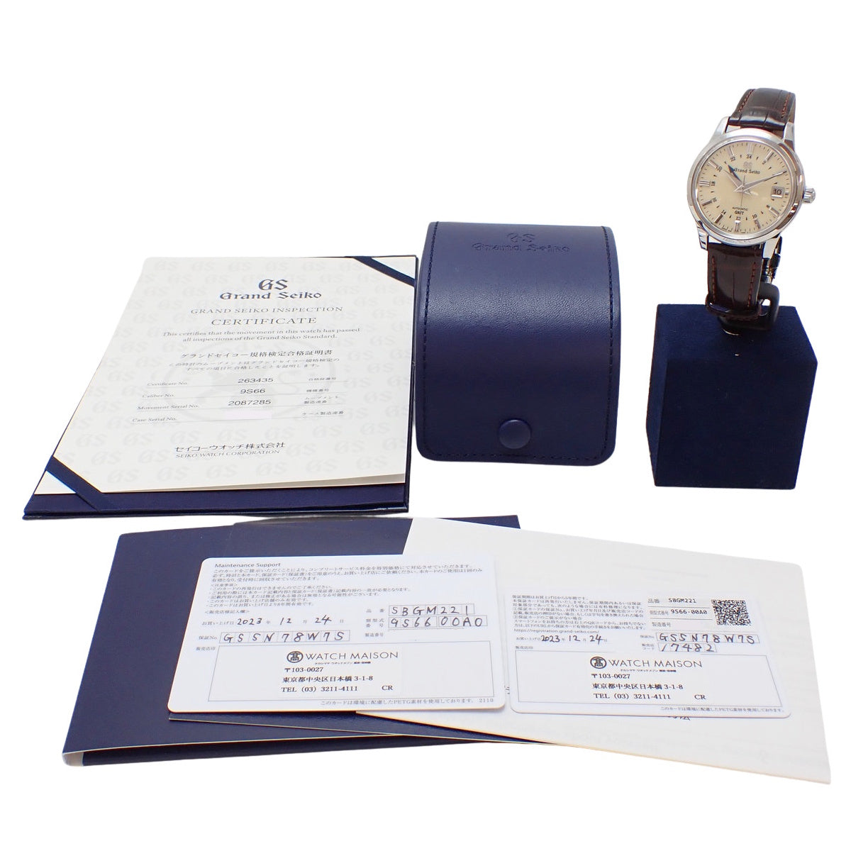 Elegance Collection SBGM221 SS/Leather Ivory Automatic Men's Watch