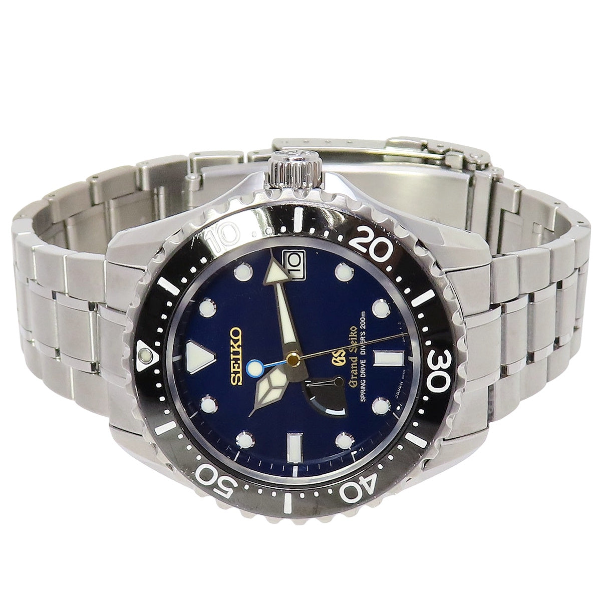 スプリングドライブ アジア限定 SBGA071 SS ブルー メンズ