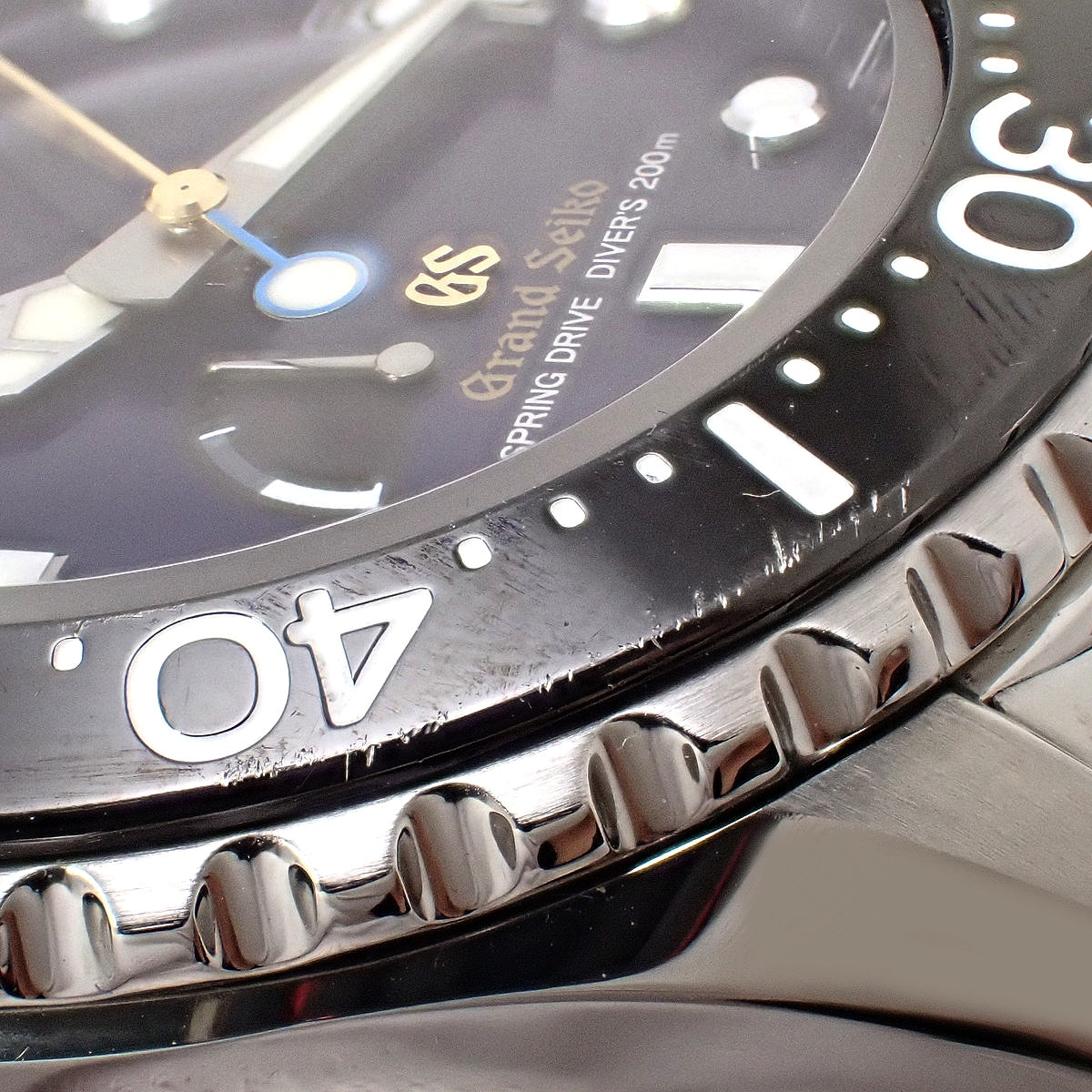 スプリングドライブ アジア限定 SBGA071 SS ブルー メンズ