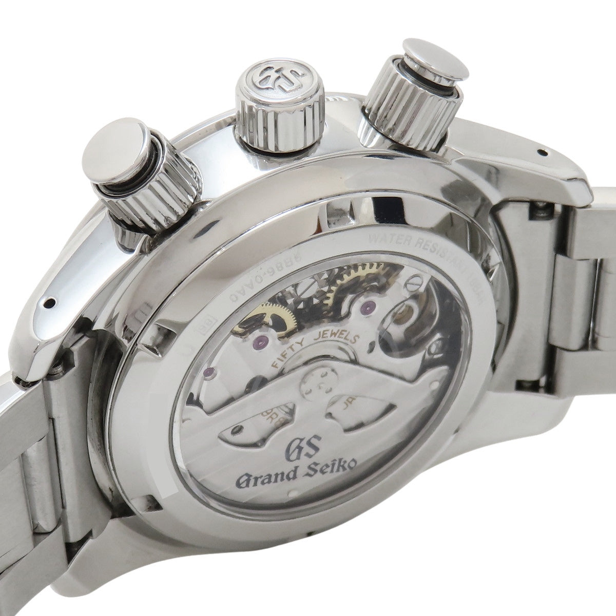 Spring Drive Chronograph GMT SBGC001 SS Silver Men's