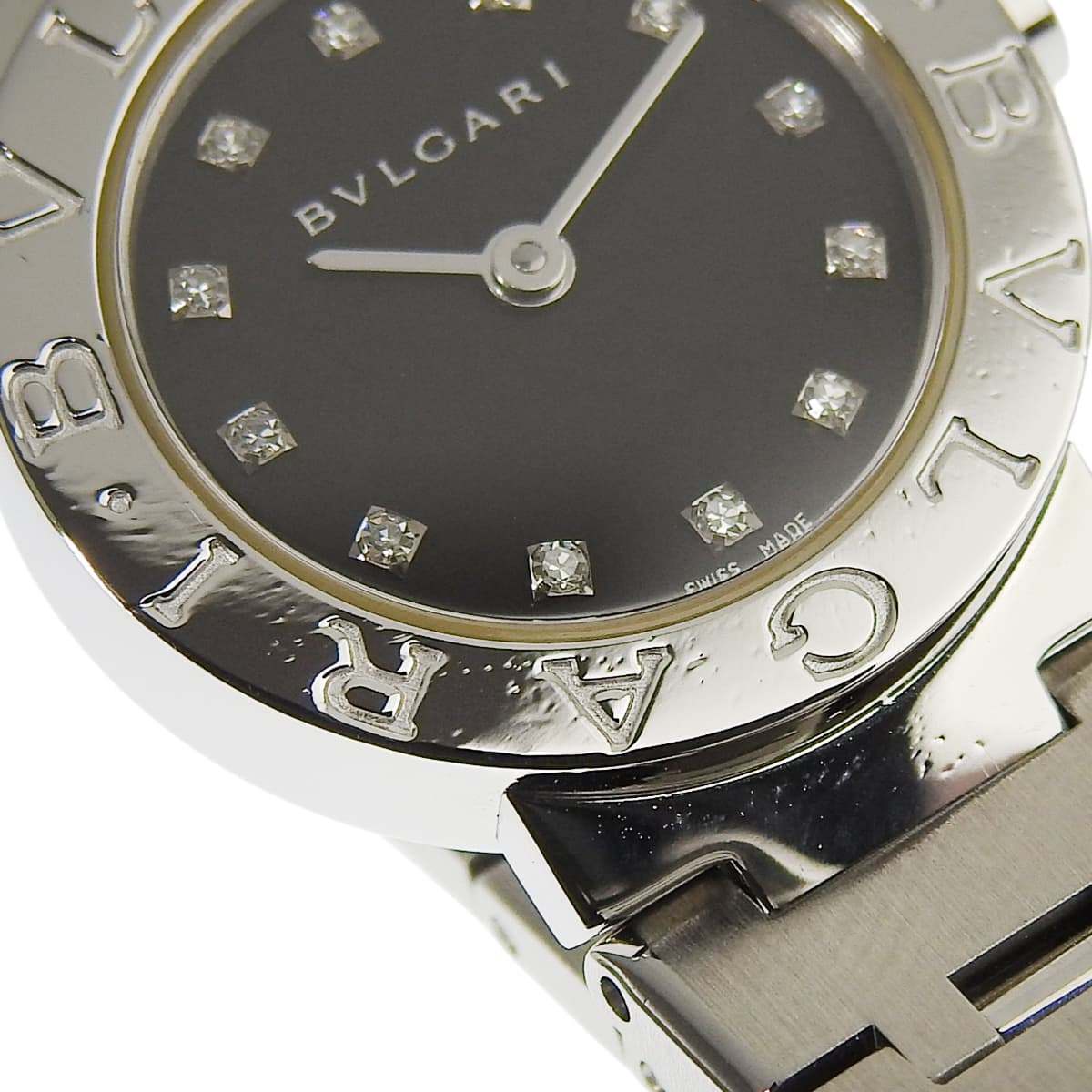 Bvlgari Bvlgari BB23SS SS Diamond Index Quartz Women's