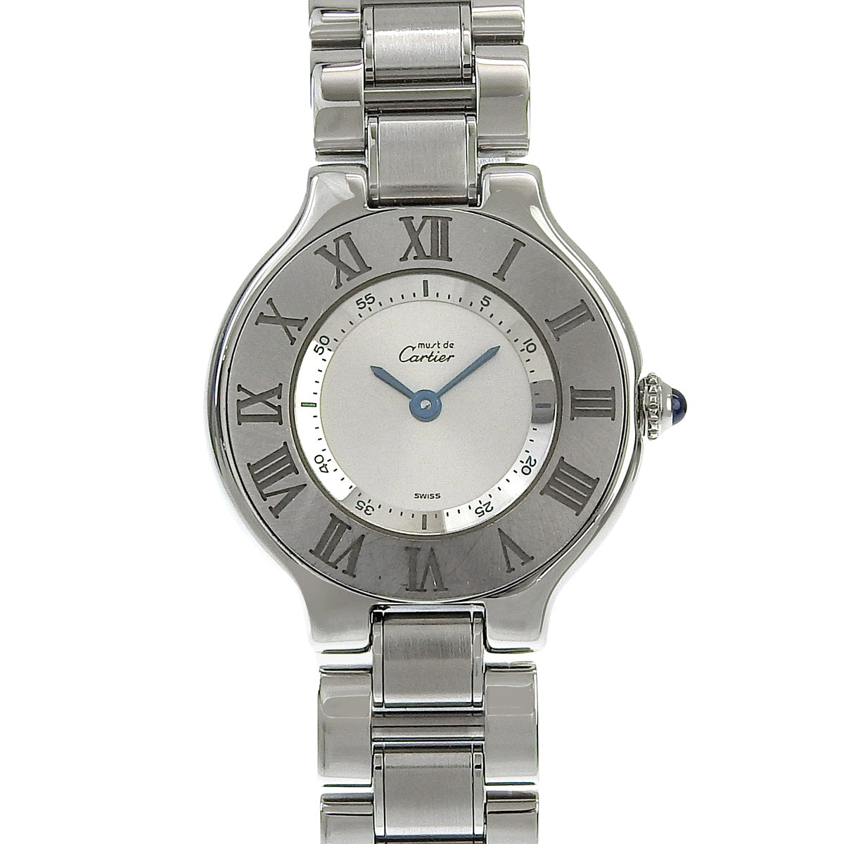 Must 21 Vantianne W10109T2 SS 银色石英女表