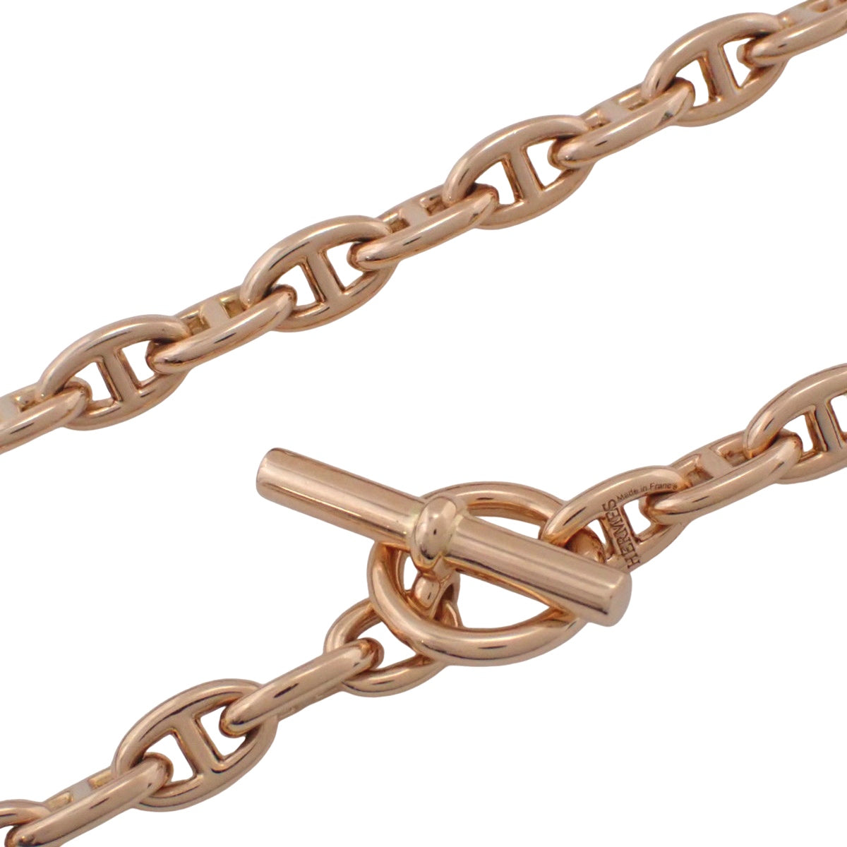 シェーヌダンクルTPM ネックレス ピンクゴールド K18PG 62コマ