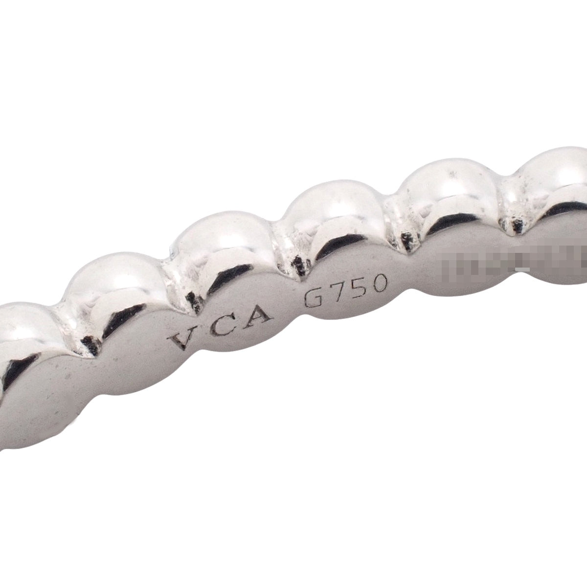 ペルレ ゴールドパール フープピアス スモールモデル ホワイトゴールド K18WG 9.1g