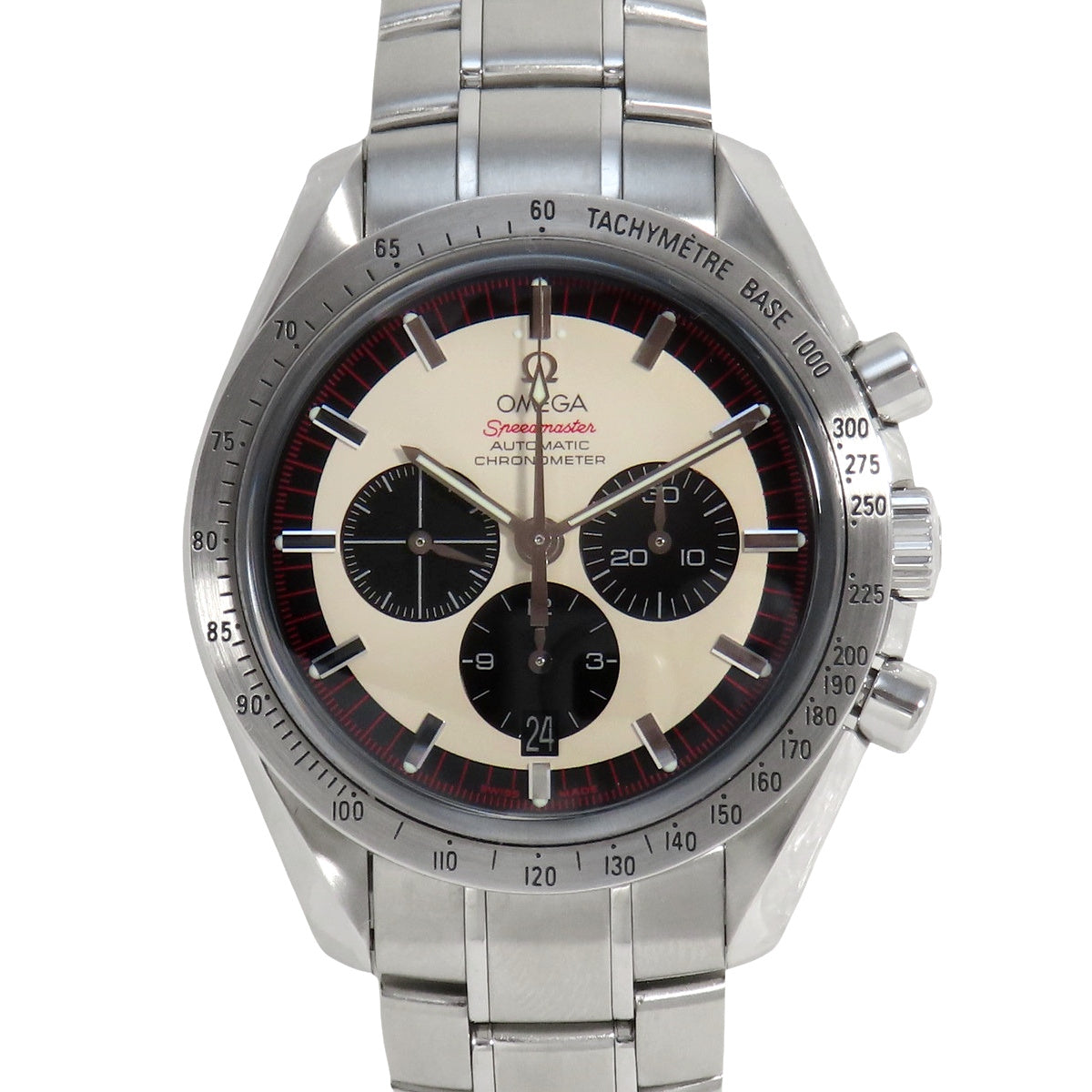Speedmaster Schumacher Legend Limited Edition of 6,000 Worldwide 3559.32.00 SS Beige Automatic Men's Watch