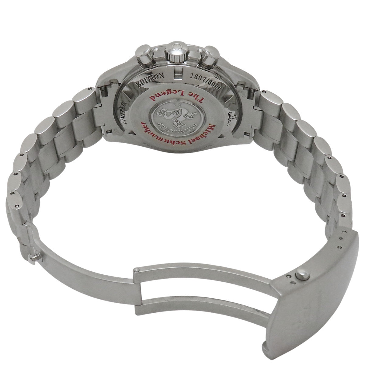 スピードマスター シューマッハレジェンド 世界6000本限定 3559.32.00 SS ベージュ 自動巻き メンズ