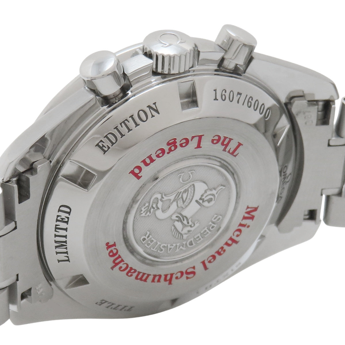 スピードマスター シューマッハレジェンド 世界6000本限定 3559.32.00 SS ベージュ 自動巻き メンズ