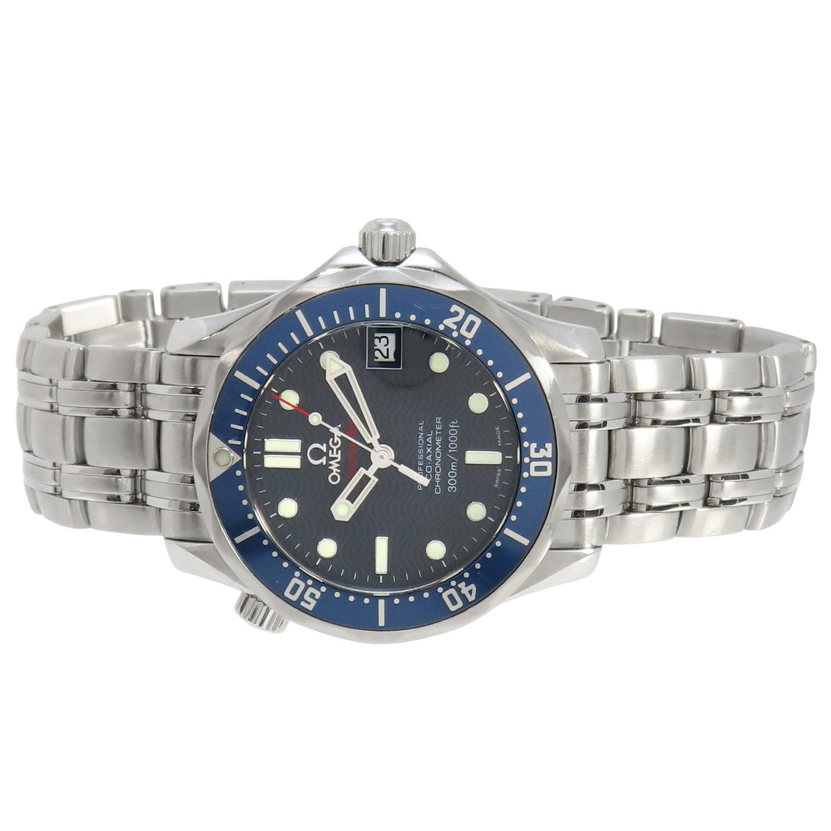 シーマスター ダイバー 300M 2222.80 SS ネイビー 自動巻き ユニセックス