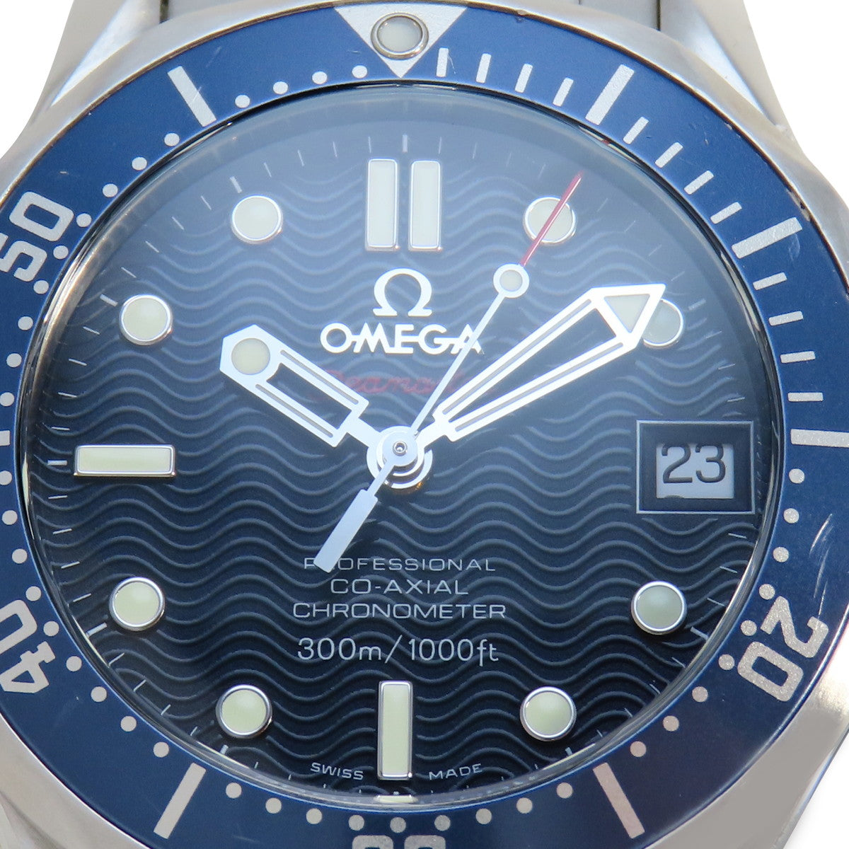 シーマスター ダイバー 300M 2222.80 SS ネイビー 自動巻き ユニセックス