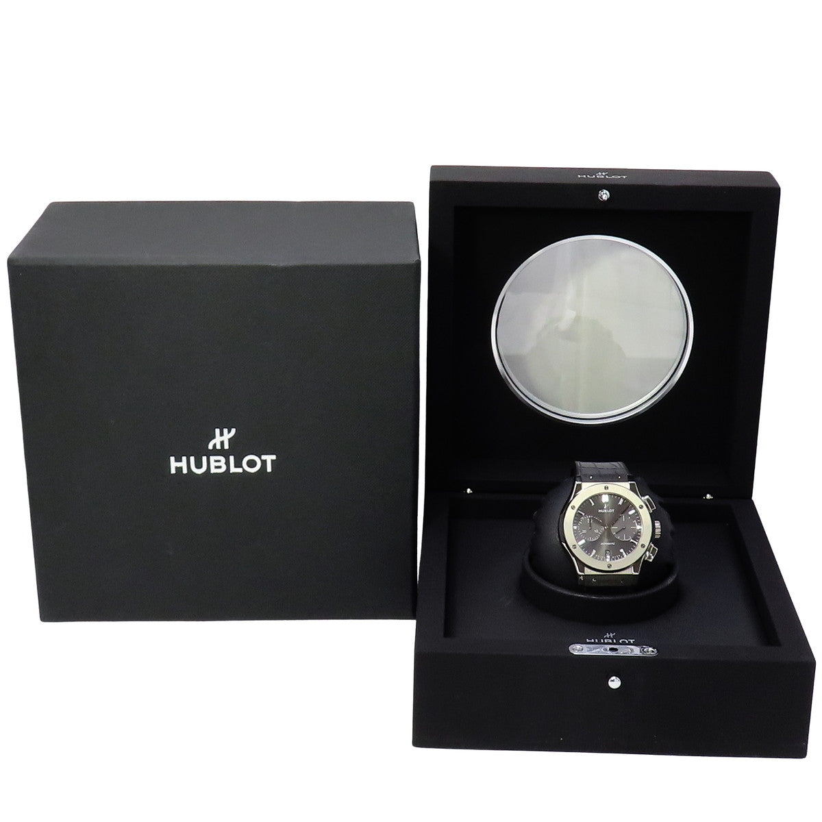 クラシック・フュージョン 521.NX.7071.RX TI/革/ラバー グレー 自動巻き メンズ