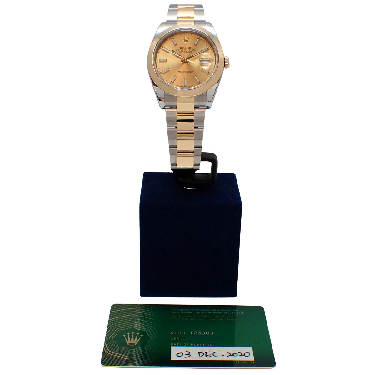 Datejust 126303 YG/SS Random Number Gold Automatic Men's